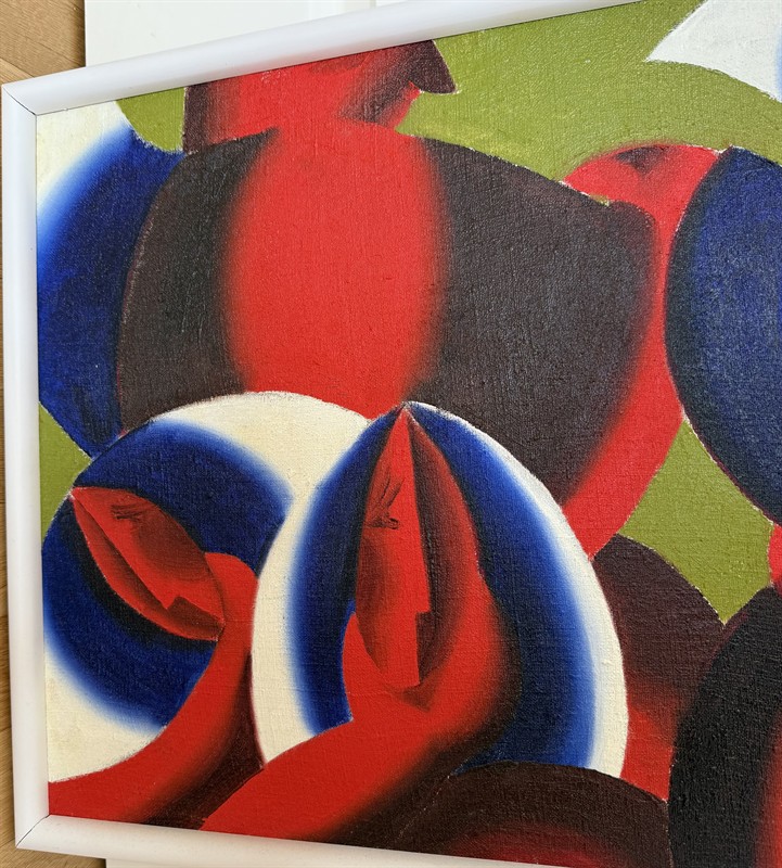 Laluha, velký olej ,,Ked sa rodia nové hviezdy,,