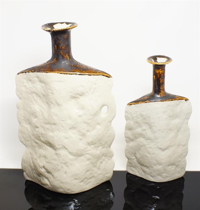 Pár keramických váz - Jitka FOREJTOVÁ Keramo Kostelec