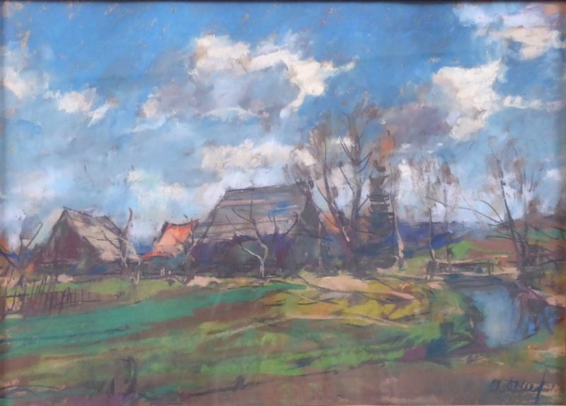 Václav Dobrý - Chalupy u potoka