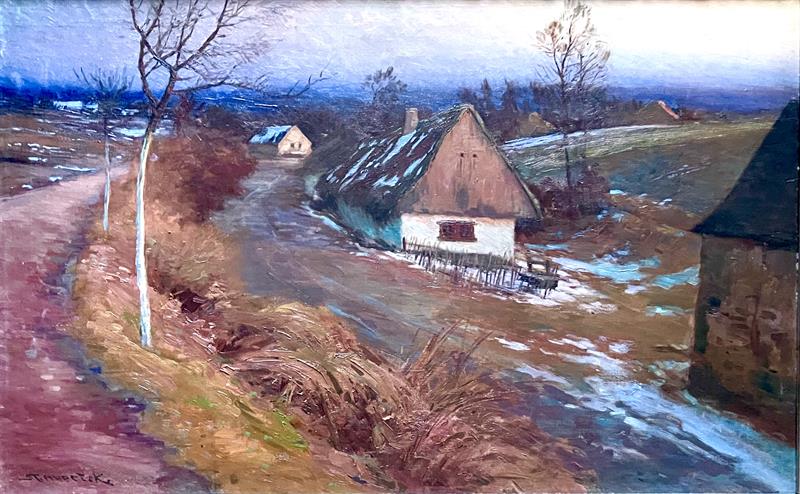 Stanislav Hudeček: Předjaří na vsi