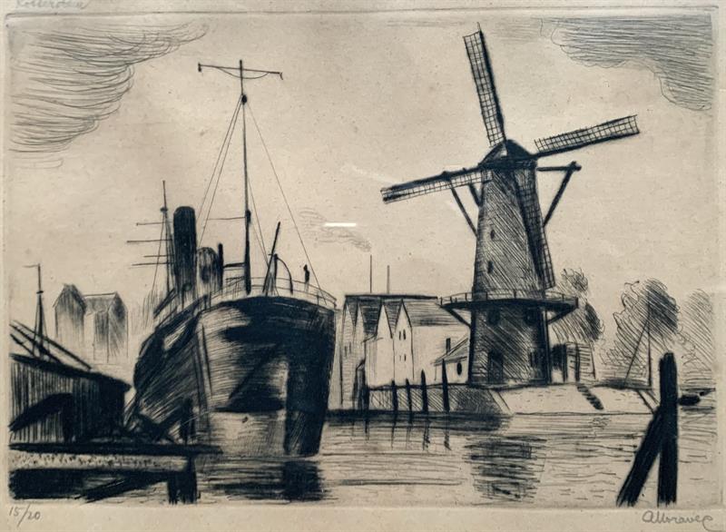 Alois Moravec: dvě grafiky