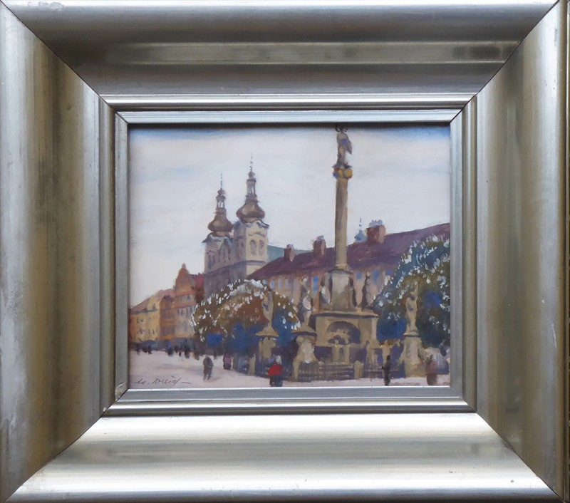 Adolf Doležal - Velké náměstí v Hradci Králové