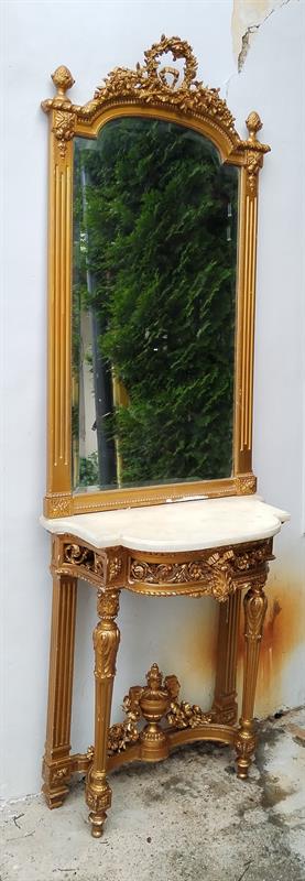 Konzolovy stolek se zrcadlem