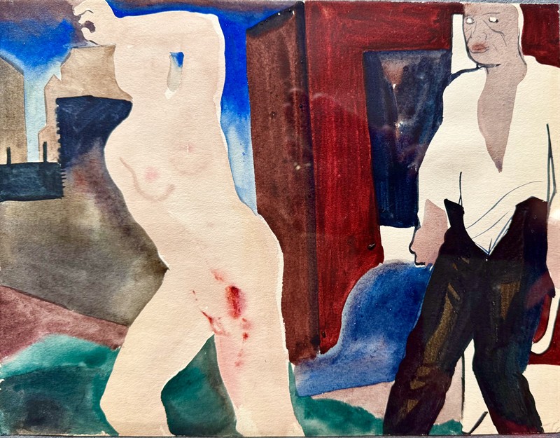 Svatopluk Máchal: Scéna na předměstí