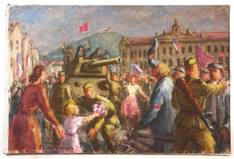 Jan Kalous - Osvobození Mostu