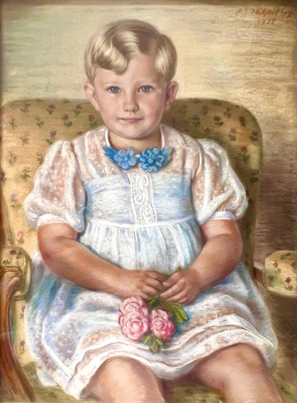 Antonín Jan Volejníček: Portrét děvčátka