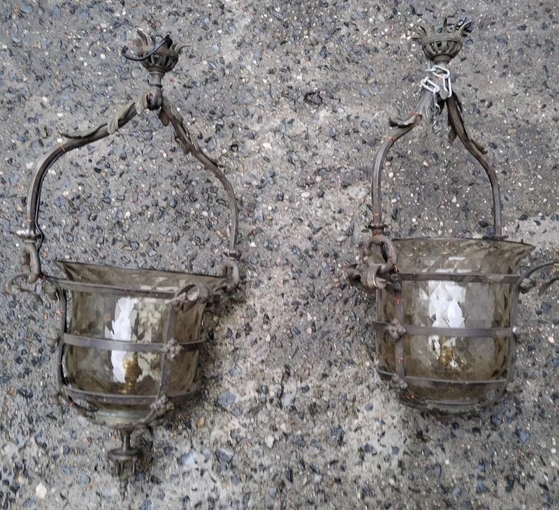 Bronzové světlo 2 ks