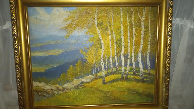 Břízy v krajině - Weigert