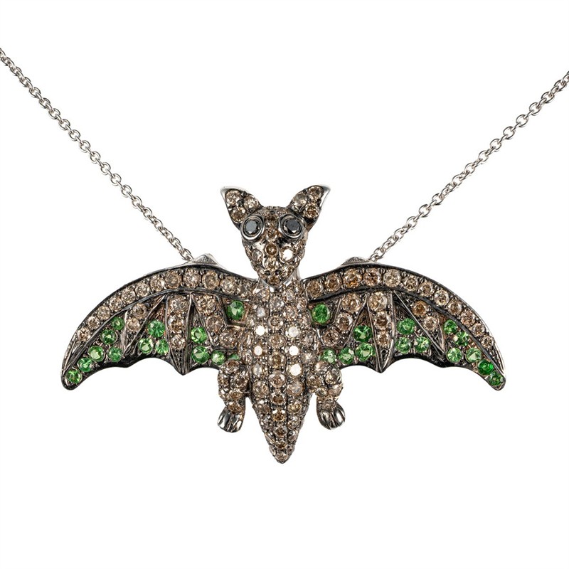 Náhrdelník s diamanty 1 ct a tsavority