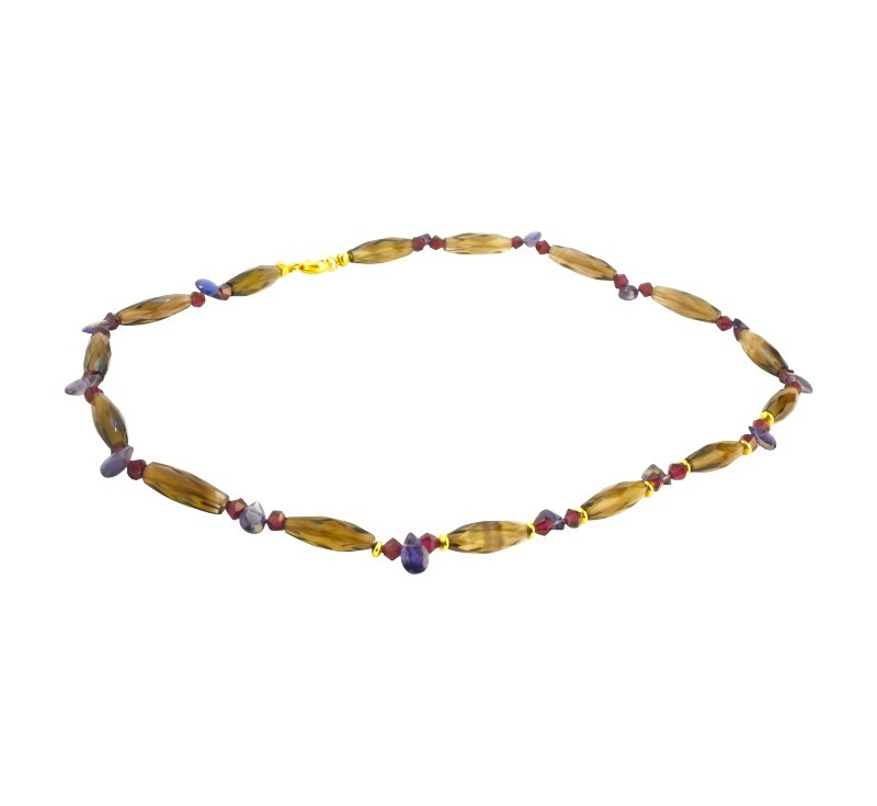 Náhrdelník s polodrahokamy