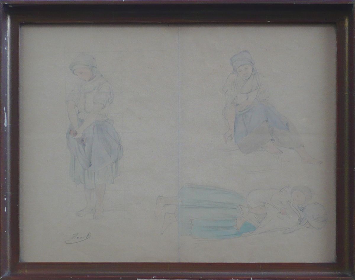 František Hawránek - Studie dívek a chlapců