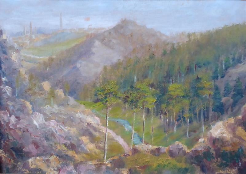 Sedláček - Jarní krajina v Šárce