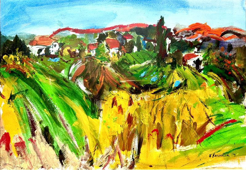 Ladislav Karoušek: Letní krajina (1974)