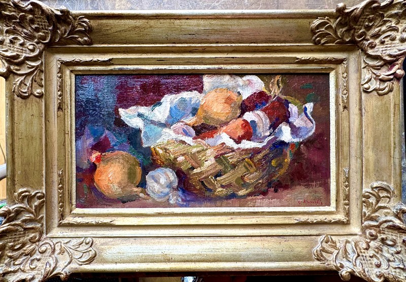 Vladimír Kristin : Zátiší s cibulí (1932)