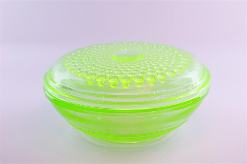 Unikátní dóza z uranového skla, Adolf MATURA Sklo-Union