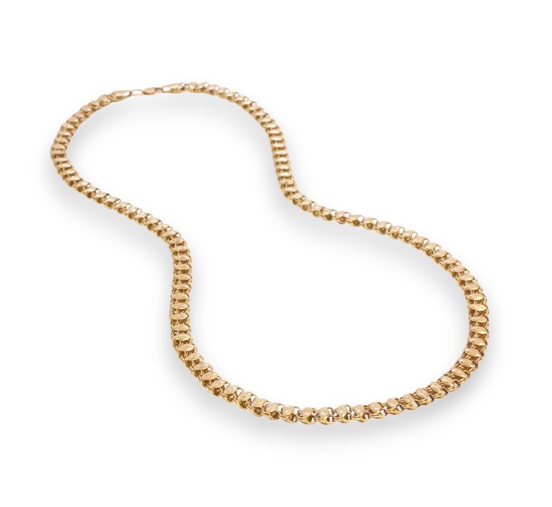 Zlatý článkový náhrdelník