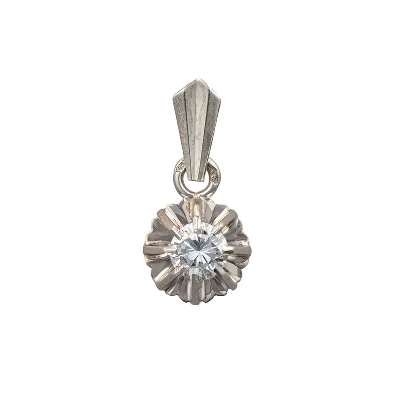 Zlatý přívěsek s přírodním diamantem 0,30 ct