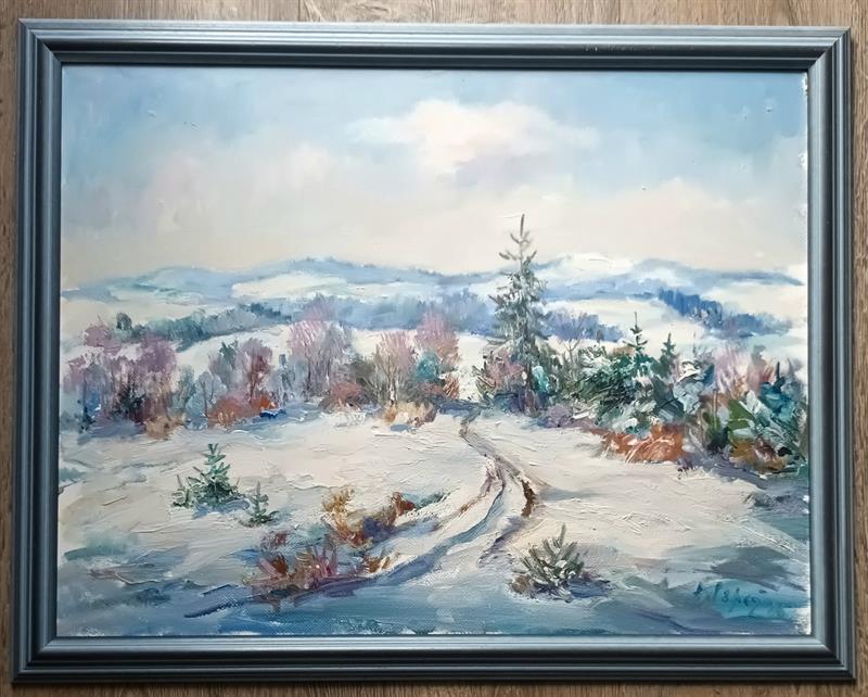 O.Papež:Zima u Zruče.