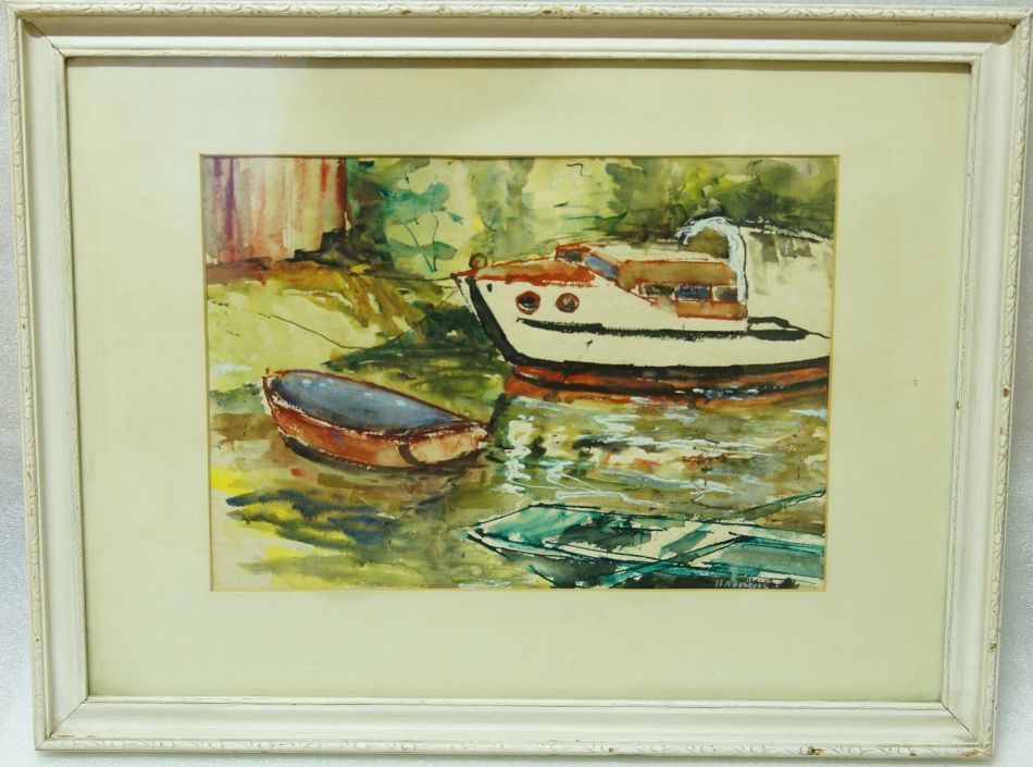 Loďky na pobřeží, Hana NOVÁKOVÁ - VÍTEČKOVÁ kvaš