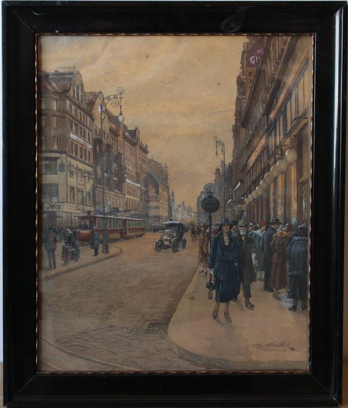 Mandlick Augustin,Ulice ve Vidni