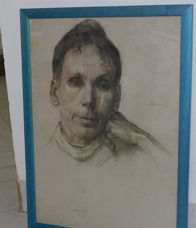 JAN RAMBOUSEK - PORTRÉT, kresba