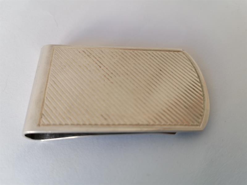 Stříbrná spona na bankovky - Anglie