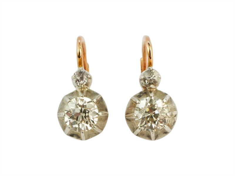 Briliantové náušnice 1,22 ct