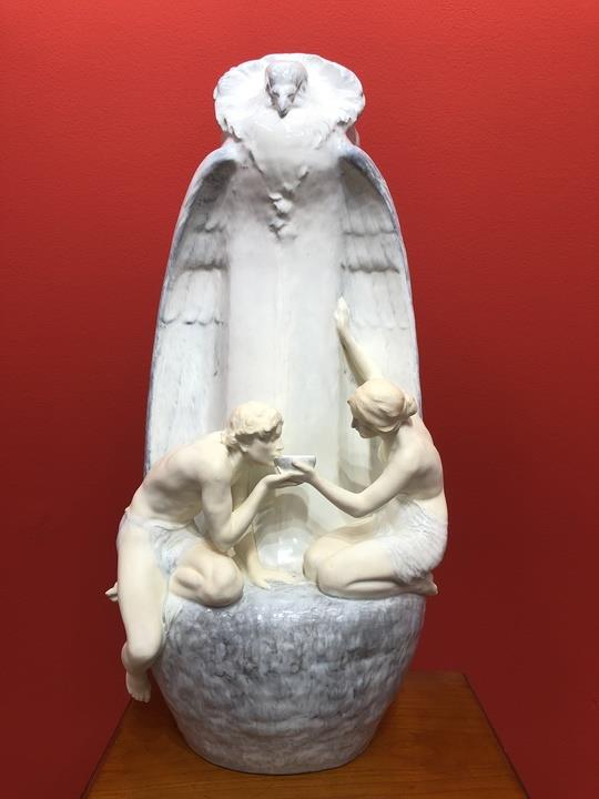 Goldscheider, Stanislau Czape'que, Adam a Eva u fontány