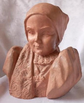 Chodská žena v slavnostním šátku, Bohumil Zvěřina