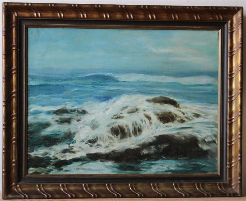 Mořské vlny - sign - Olej