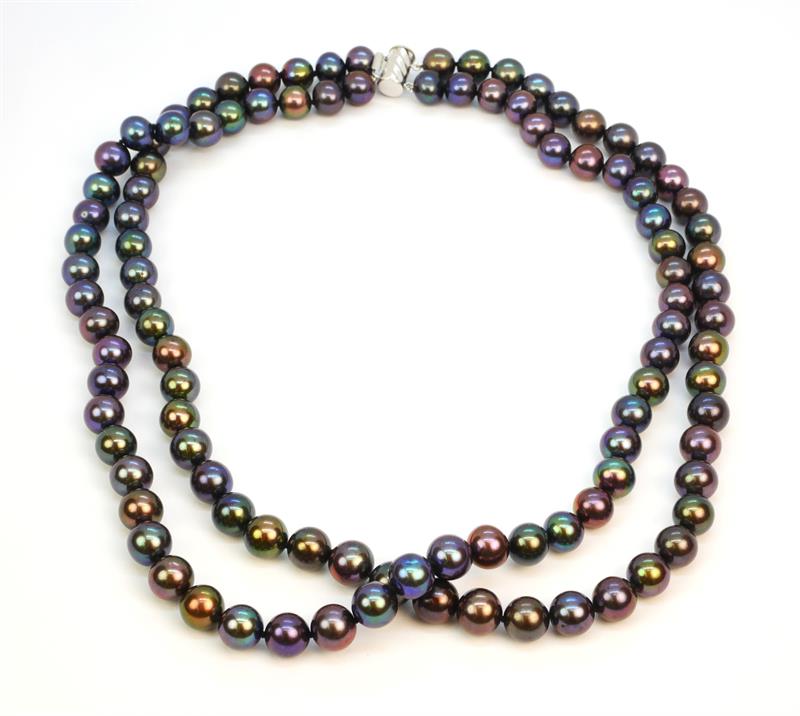 Zlatý perlový náhrdelník