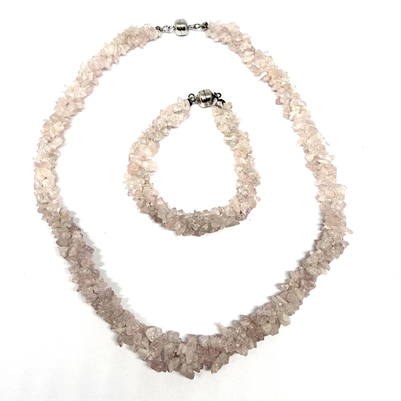 Set náhrdelníku a náramku s růženíny