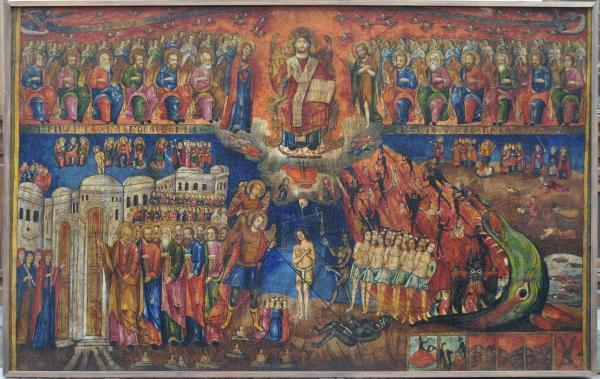 Ikonopisný obraz - Poslední soud