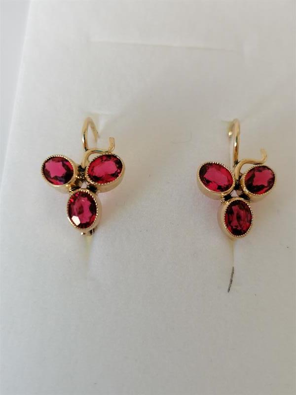 Stříbrné náušnice - trojlístky