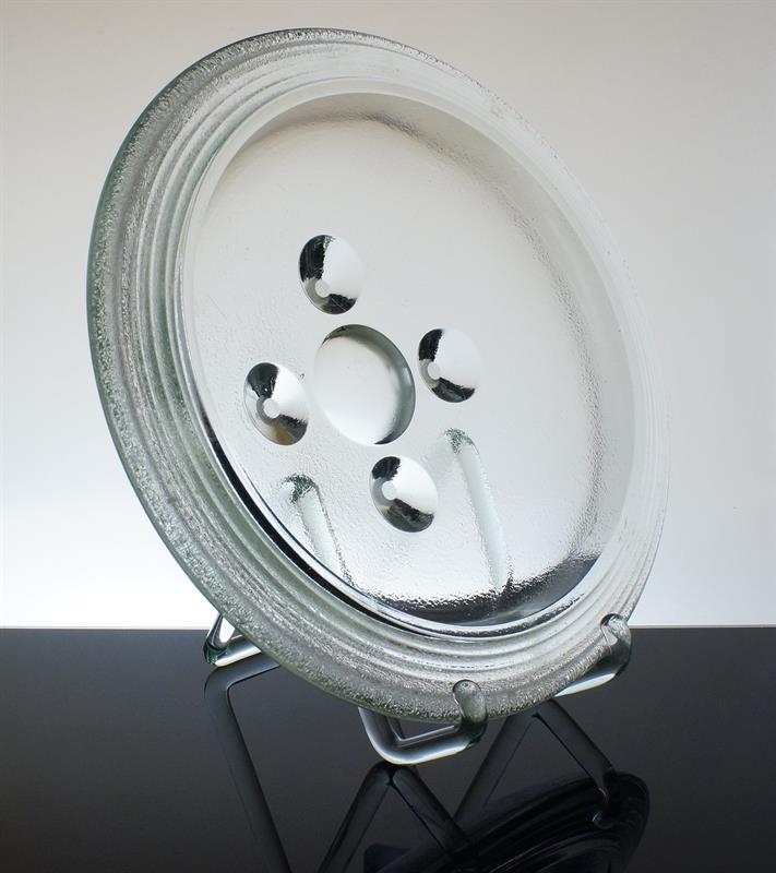 Unikátní mísa Adolf MATURA Sklo-Union Rudolfova huť 1971