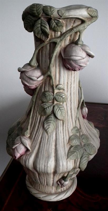 Monumentální secesní váza Waliss Wien.