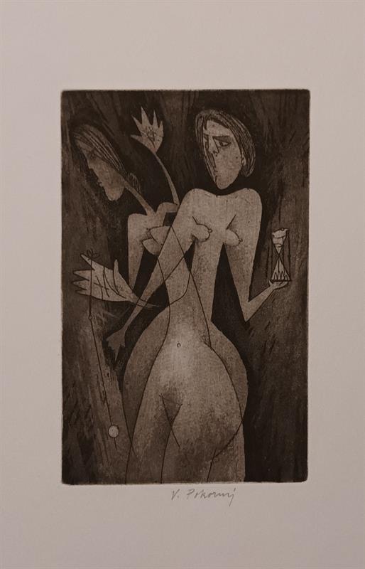 J.Seifert/Václav Pokorný: Verše+soubor sedmi grafik.