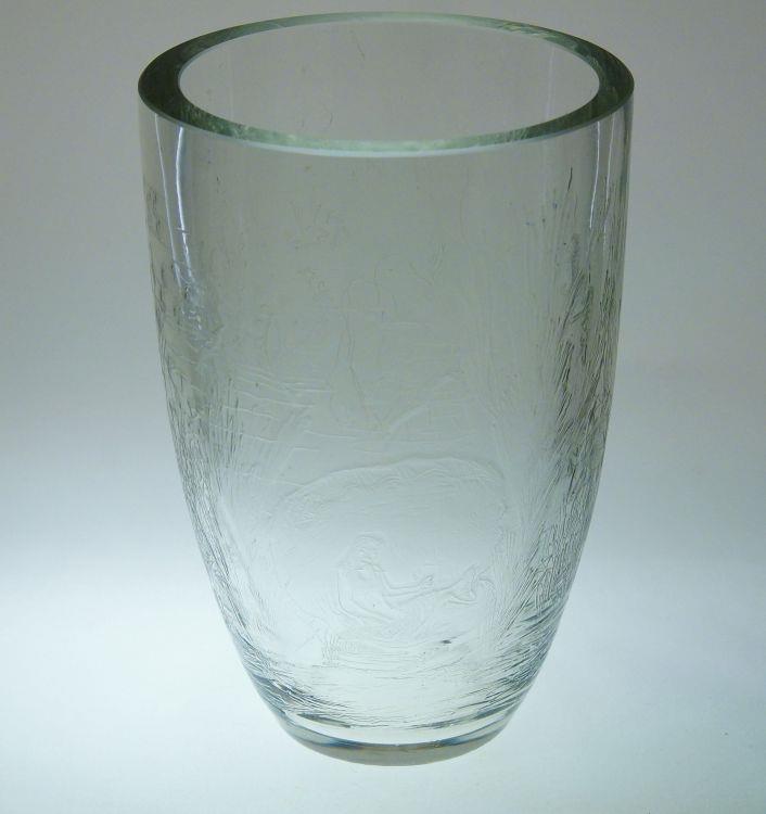 Masivní váza "PODMOŘSKÝ SVĚT" Miloslav JANKŮ Železný Brod