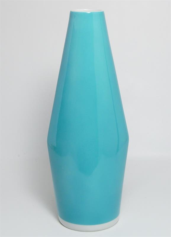 Tyrkysová váza na jednu květinu - Jindřich MAREK Royal Duxo