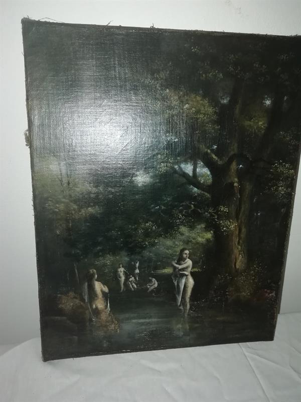 Obraz olej na plátně.