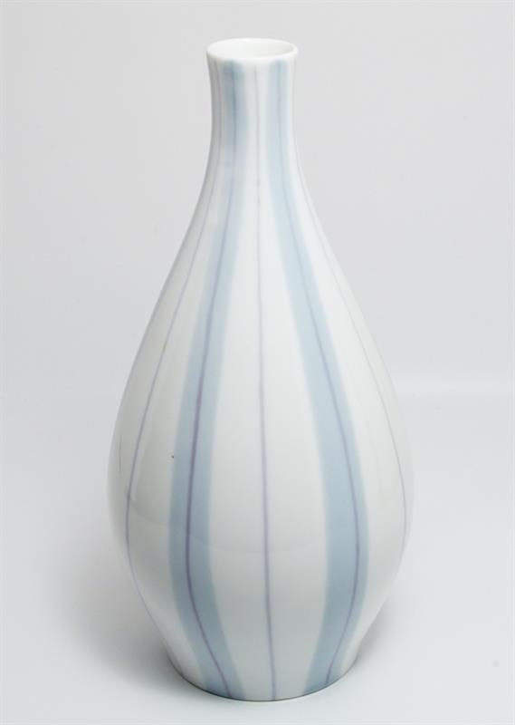 Váza s proužkovaným dekorem na jeden květ J.MAREK Royal Dux