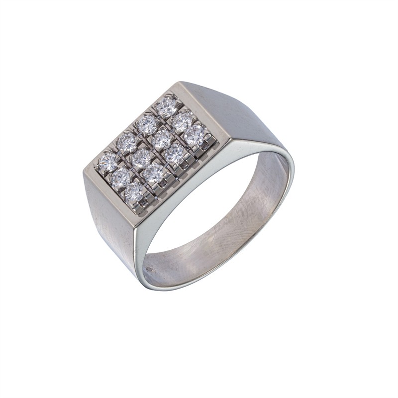 Zlatý prsten s diamanty