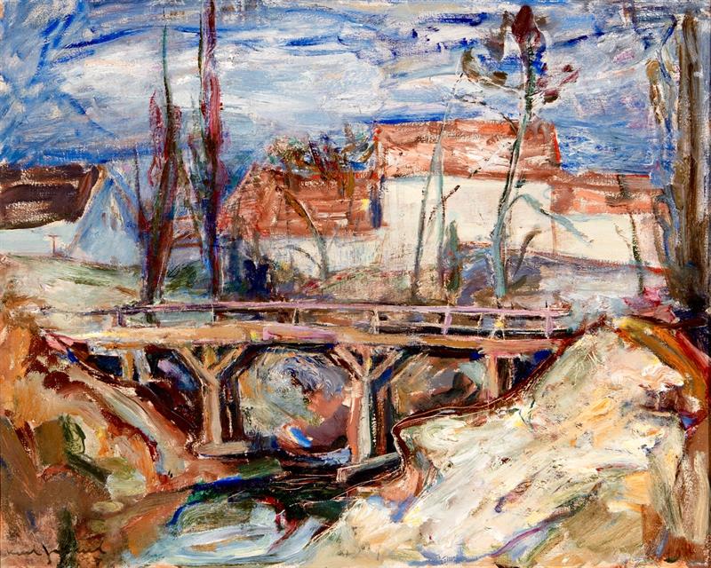 Karel Gabriel: Dřevěný most (1937)