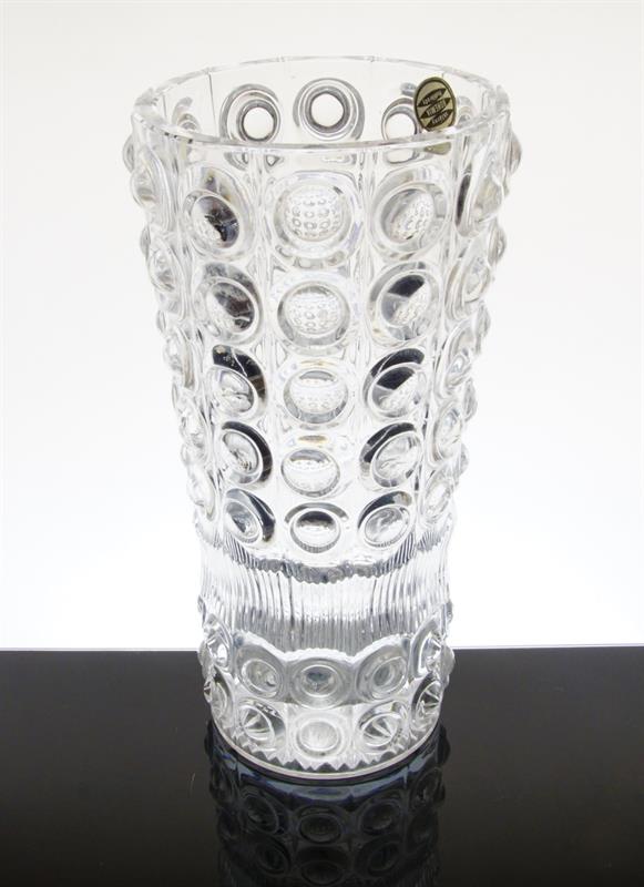 Křišťálová váza - Jiří ŘEPÁSEK, sklo Bohemia Poděbrady
