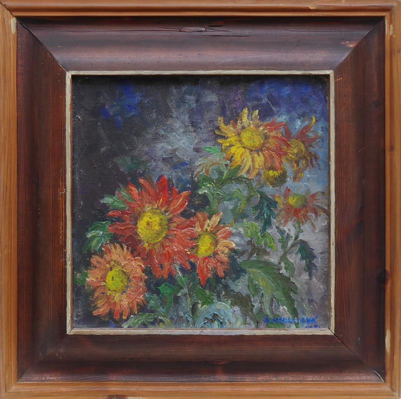 Anežka Medunová Berková - Chryzantémy