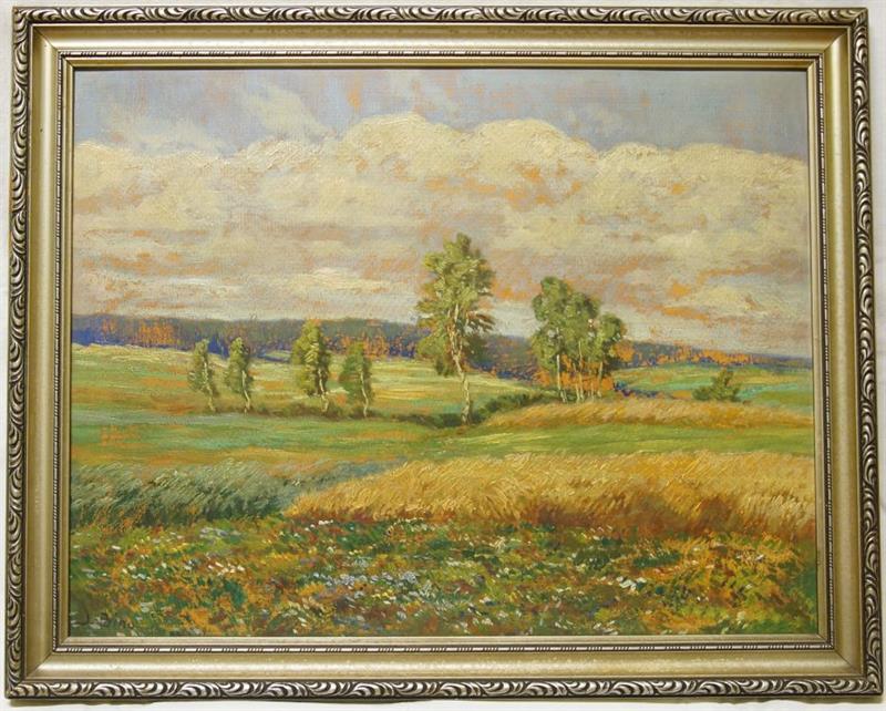 Letní den na Vysočině - Josef BINO, olejomalba