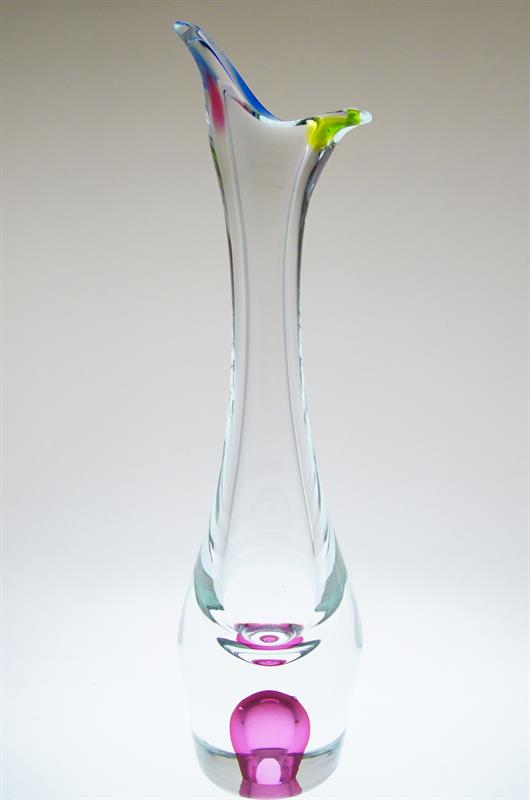 Velká váza z hutního souboru "JULIE" Josef M. HOSPODKA