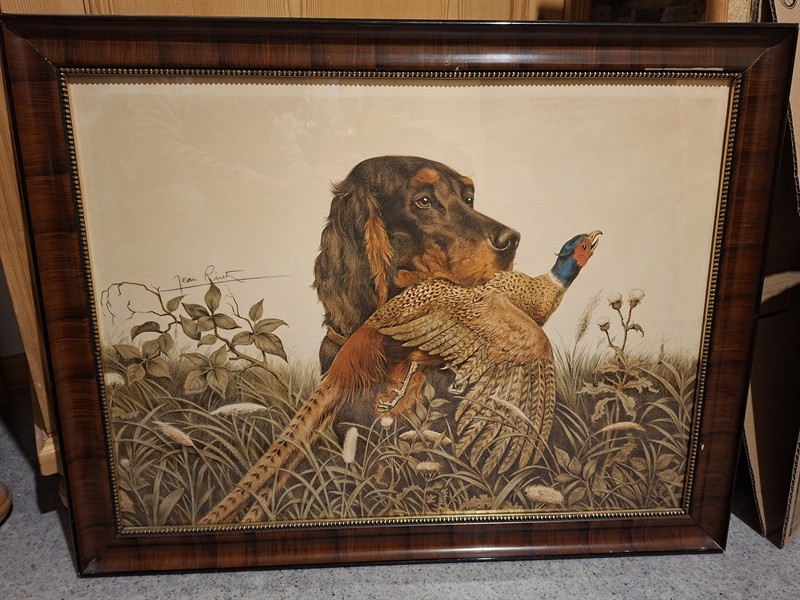 Jean Rivet - originál barevný lept