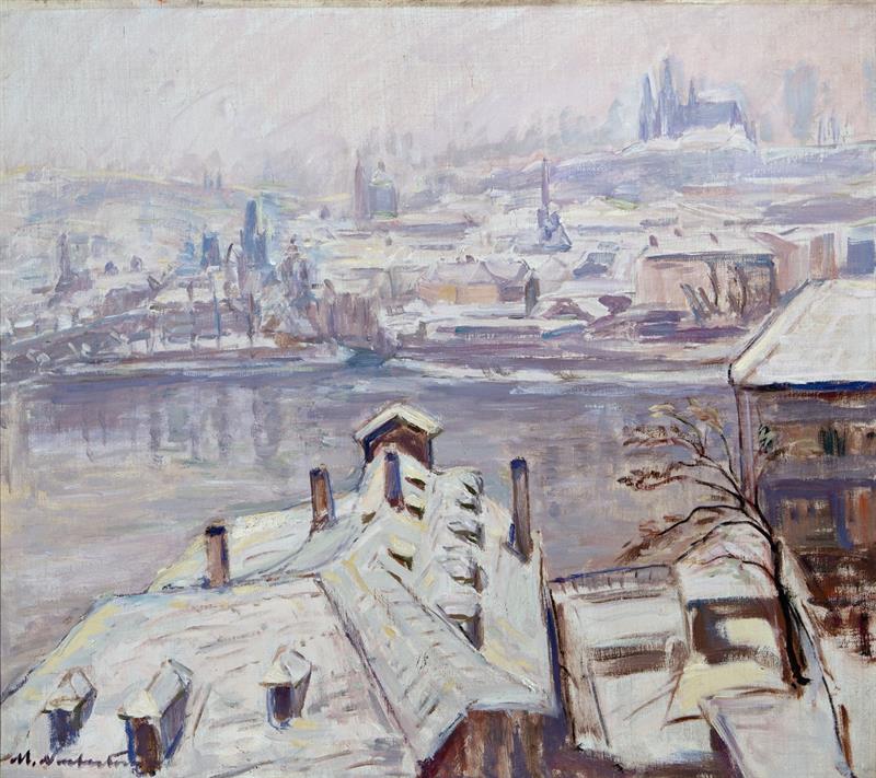 Maryša Neubertová: Pohled na zimní Prahu