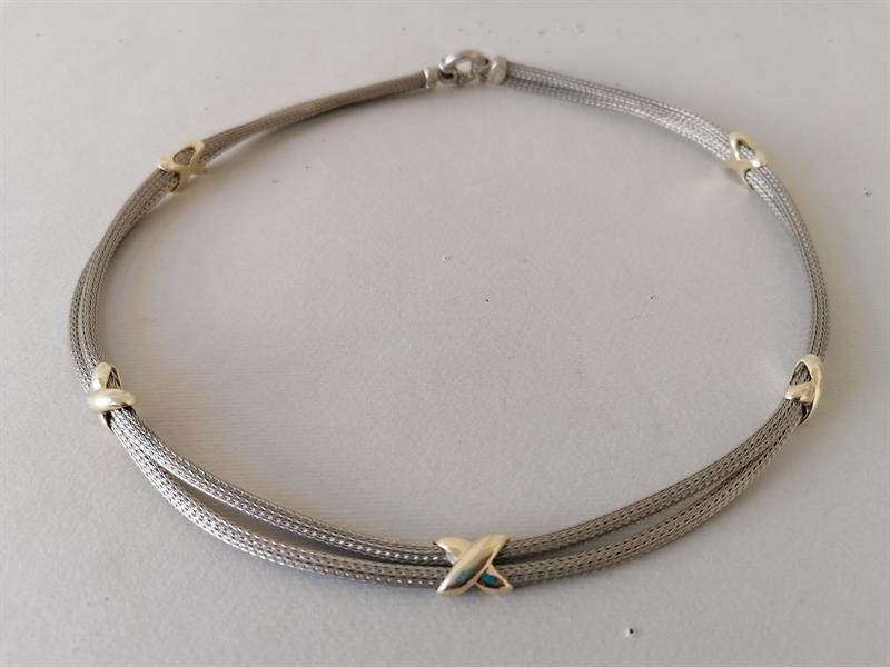 Originální stříbrný náhrdelník